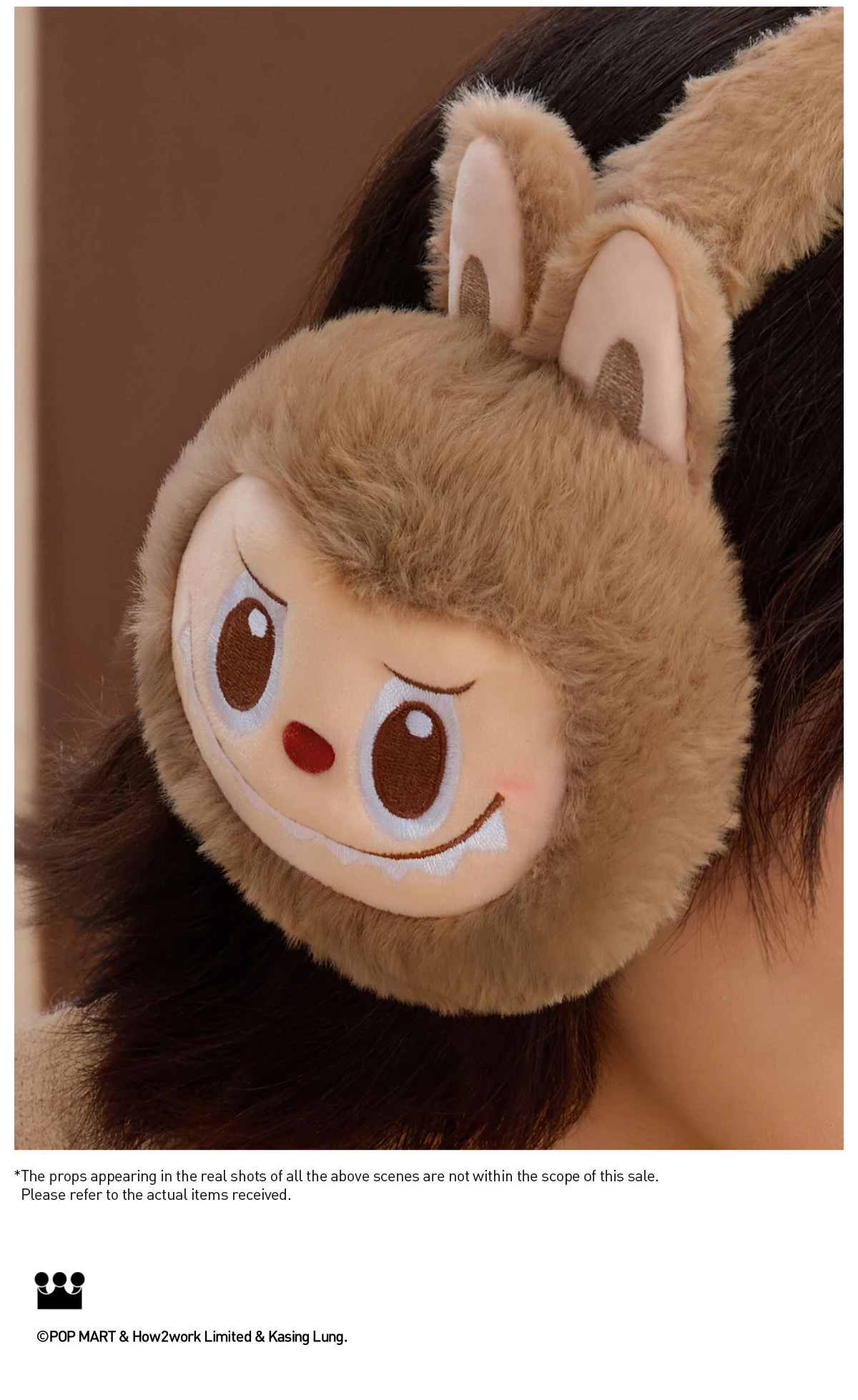 Warm Fluffy Holiday Series- LABUBU Plush Earmuffs Warm Fluffy Holiday Series- LABUBU Plush Earmuffs -Pop Mart Sale Shop 20241113 094633 852142 warm fluffy holiday series labubu plush earmuffs accessories pop mart us