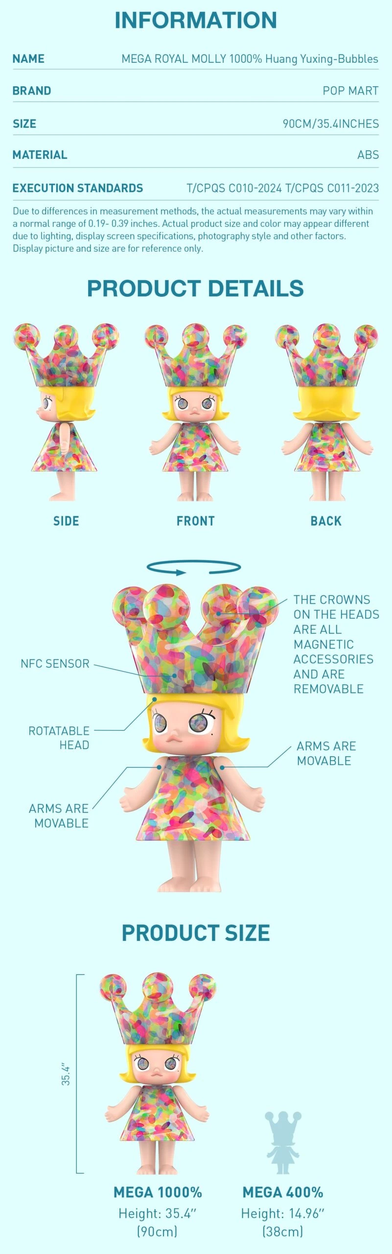 MEGA ROYAL MOLLY 1000% Huang Yuxing-Bubbles MEGA ROYAL MOLLY 1000% Huang Yuxing-Bubbles -Pop Mart Sale Shop 20241113 143632 055458 mega royal molly 1000 huang yuxing bubbles mega 1000 pop mart us detail 02 1200x3837 scaled