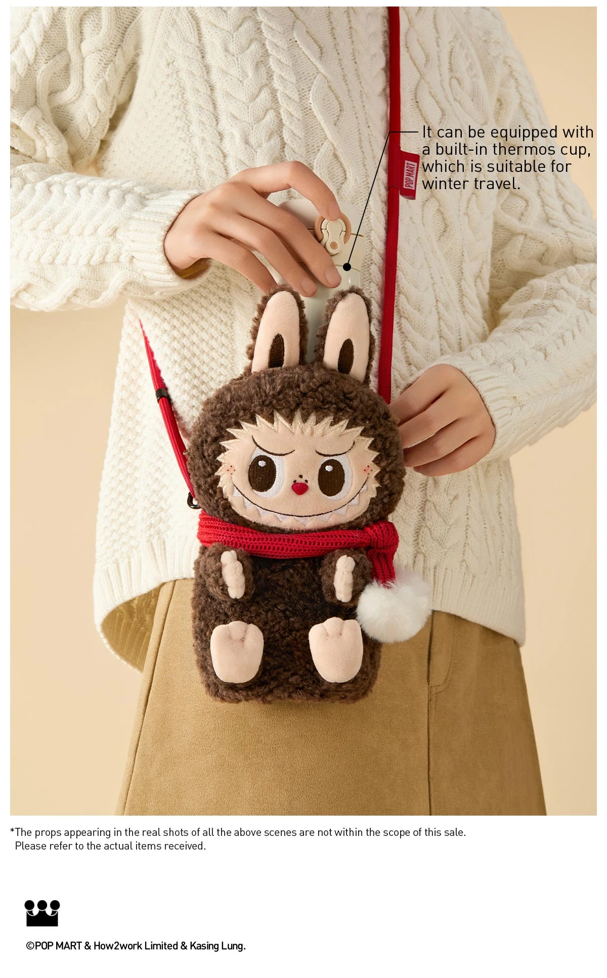 THE MONSTERS Classic Series-Plush Doll Shoulder Bag THE MONSTERS Classic Series-Plush Doll Shoulder Bag -Pop Mart Sale Shop 20241115 114735 417729 05 the monsters classic series plush doll shoulder bag accessories details popmart