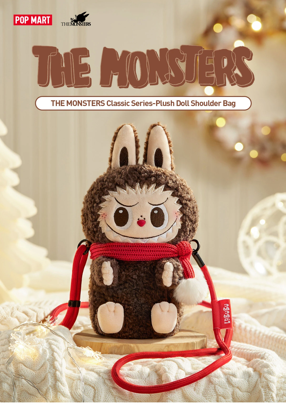 THE MONSTERS Classic Series-Plush Doll Shoulder Bag THE MONSTERS Classic Series-Plush Doll Shoulder Bag -Pop Mart Sale Shop 20241115 114735 711514 01 the monsters classic series plush doll shoulder bag accessories details popmart