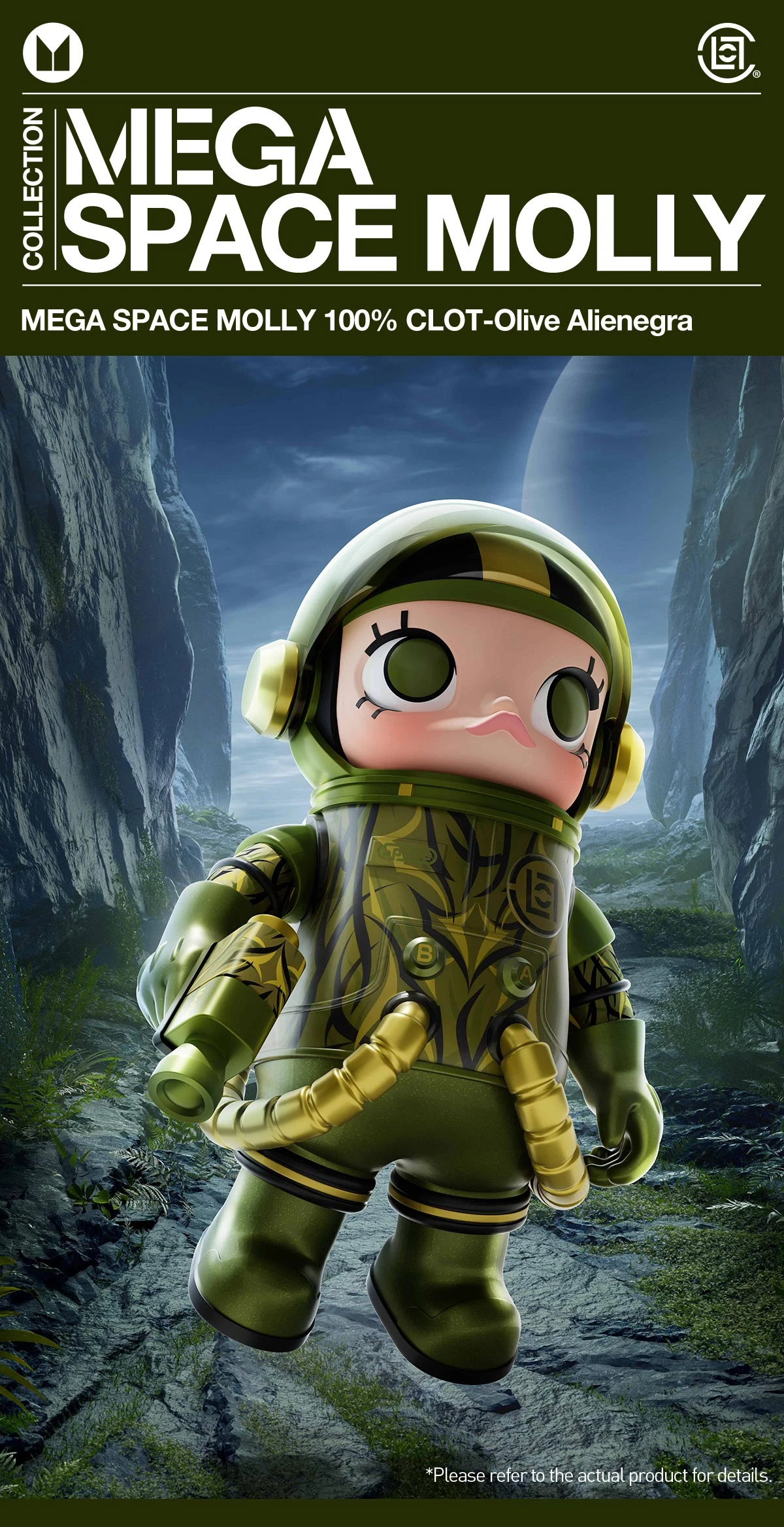MEGA SPACE MOLLY 100% CLOT-Olive Alienegra MEGA SPACE MOLLY 100% CLOT-Olive Alienegra -Pop Mart Sale Shop 20241118 111247 736879 mega space molly 100 clot olive alienegra mega 100 pop mart us