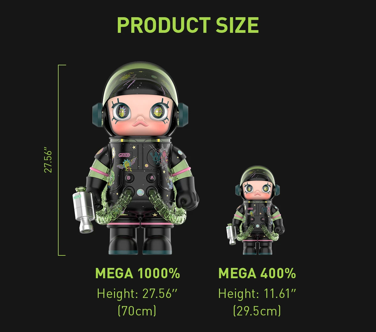 MEGA SPACE MOLLY 1000% Rick and Morty MEGA SPACE MOLLY 1000% Rick And Morty -Pop Mart Sale Shop 20241119 172126 321837 mega space molly rick and morty