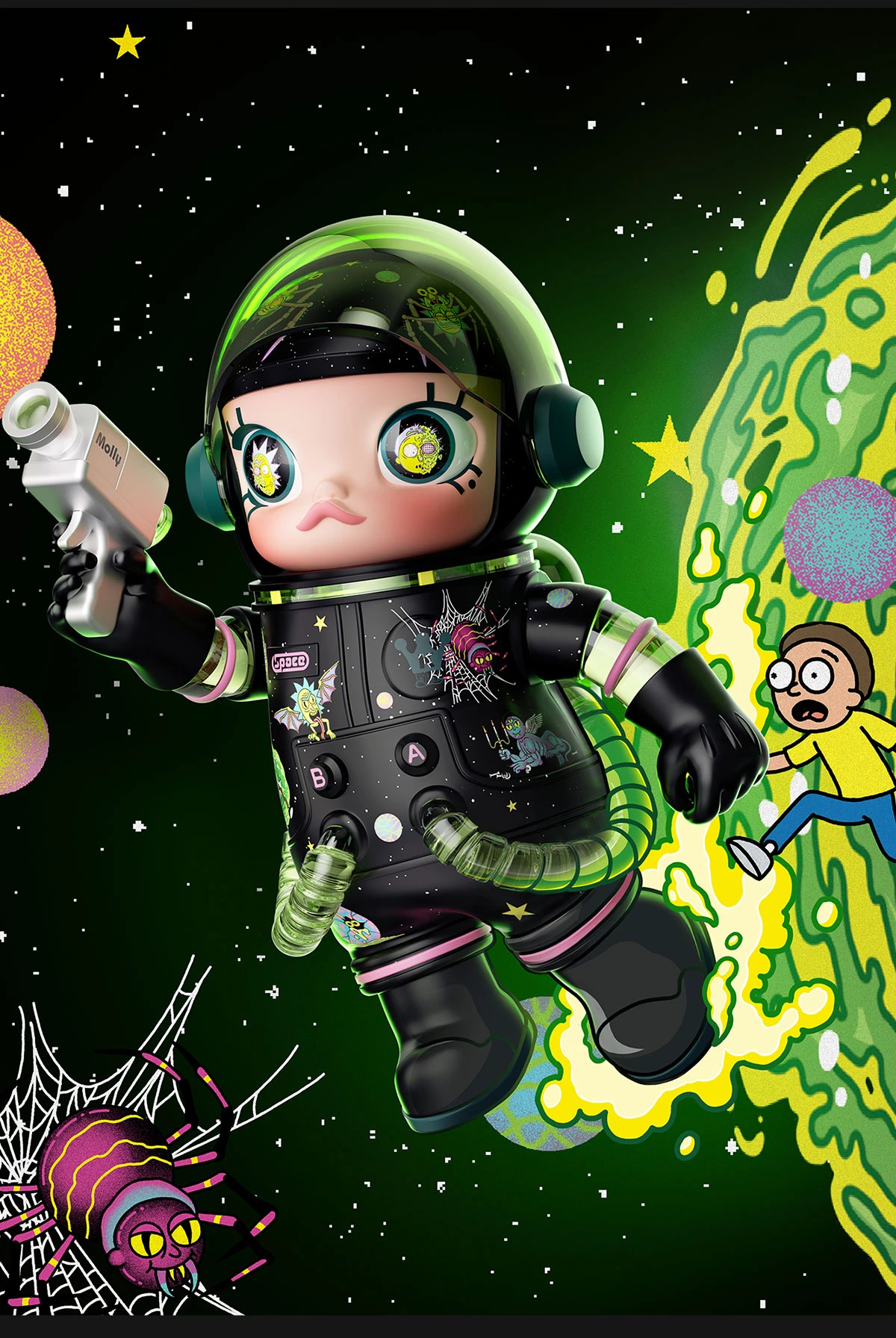 MEGA SPACE MOLLY 1000% Rick and Morty MEGA SPACE MOLLY 1000% Rick And Morty -Pop Mart Sale Shop 20241119 172126 840772 mega space molly rick and morty