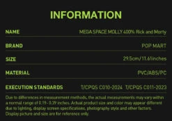 MEGA SPACE MOLLY 400% Rick And Morty 8 MEGA SPACE MOLLY 400% Rick And Morty -Pop Mart Sale Shop 20241119 172318 159790 mega space molly rick and morty 400 02 1200x847