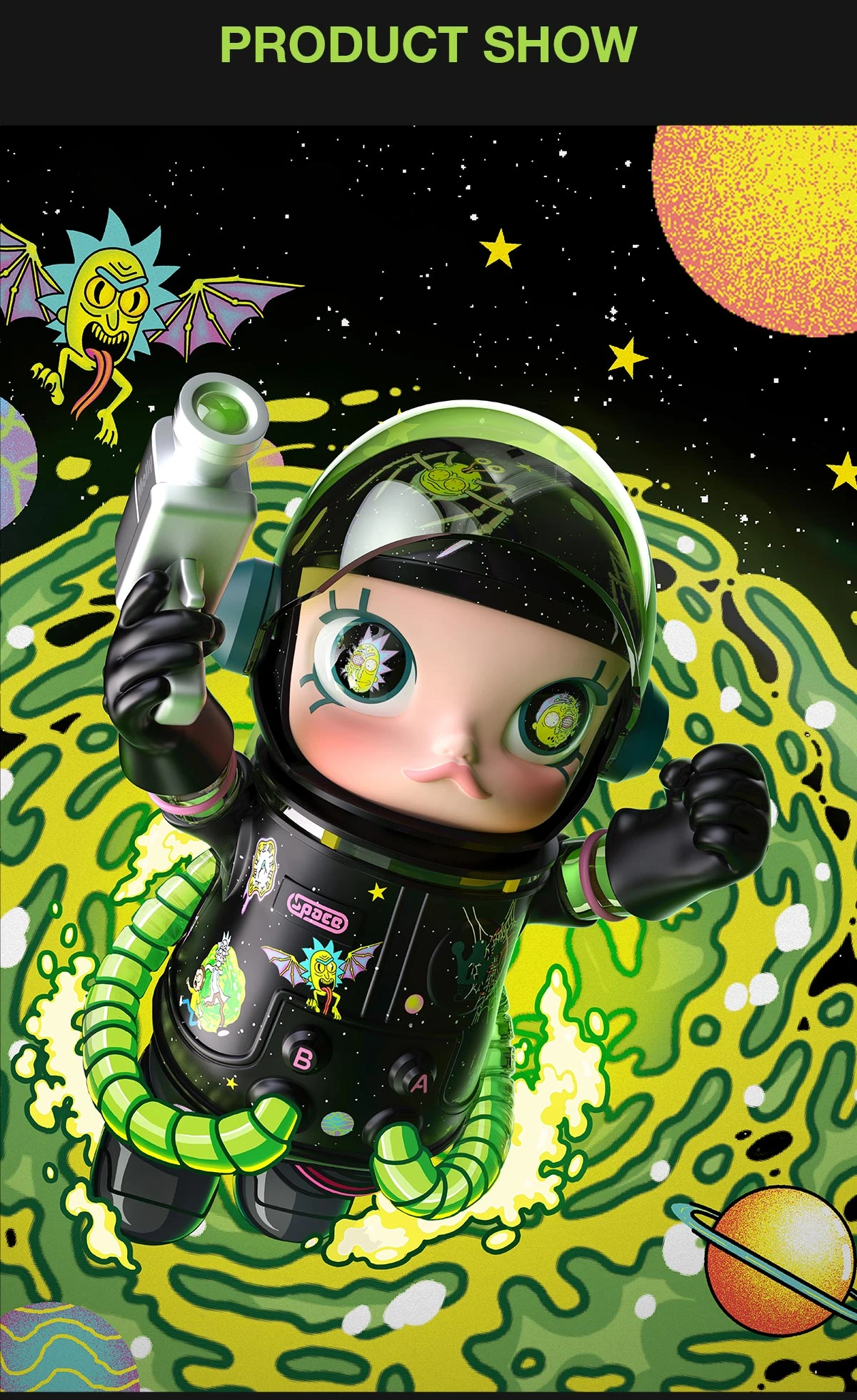 MEGA SPACE MOLLY 400% Rick and Morty MEGA SPACE MOLLY 400% Rick And Morty -Pop Mart Sale Shop 20241119 172319 731081 mega space molly rick and morty 400