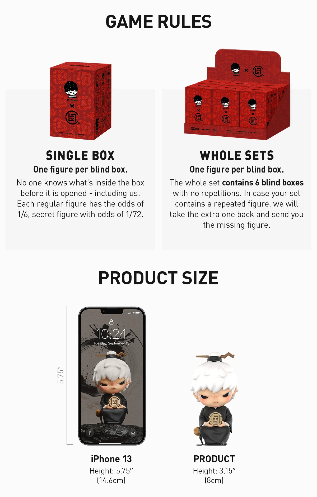 Hirono × CLOT Series Figures Hirono × CLOT Series Figures -Pop Mart Sale Shop 20241205 102243 352544 hirono clot series figures blind boxes details popmart us