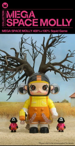 MEGA SPACE MOLLY 400%+100% Squid Game -Pop Mart Sale Shop 20241211 112856 040778 1 mega space molly 400 100 squid game mega details popmart us 1200x2327