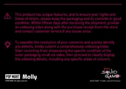 MEGA SPACE MOLLY 400%+100% Squid Game -Pop Mart Sale Shop 20241211 112856 644601 9 mega space molly 400 100 squid game mega details popmart us 1200x849