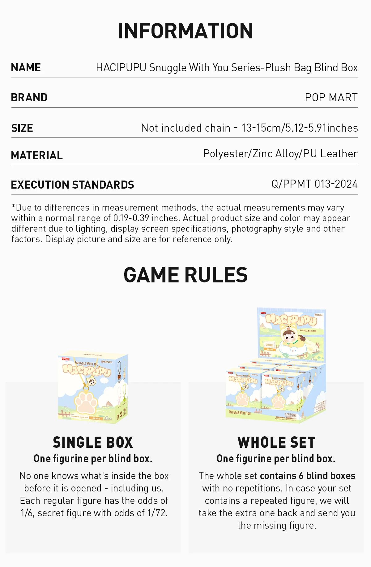 HACIPUPU Snuggle With You Series-Plush Bag Blind Box HACIPUPU Snuggle With You Series-Plush Bag Blind Box -Pop Mart Sale Shop 20241231 150312 698065 3 hacipupu snuggle with you series plush bag blind box accessories details popmart