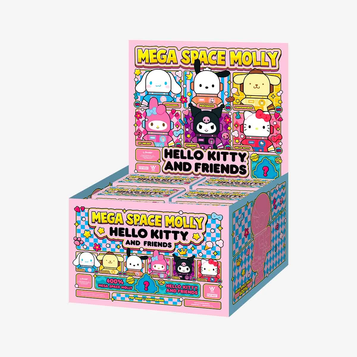 MEGA SPACE MOLLY 400% Hello Kitty and Friends Series MEGA SPACE MOLLY 400% Hello Kitty And Friends Series -Pop Mart Sale Shop 20250107 100902 734457 whole set mega space molly 400 sanrio characters series mega details popmart
