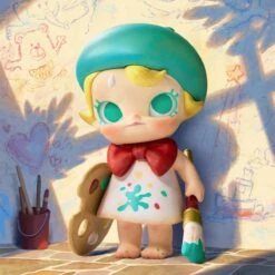 Baby Molly Future Painter Figurine -Pop Mart Sale Shop 20250110 114448 663510 scene 2 baby molly future painter figurine figurine details popmart us 1200x1200