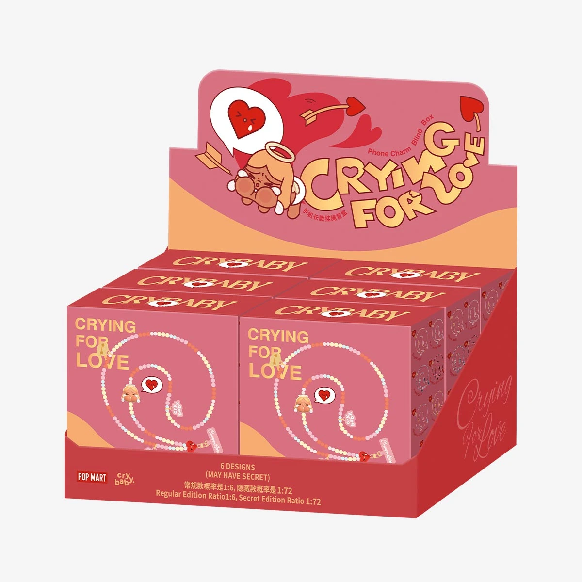 CRYBABY Crying For Love Series-Phone Charm Blind Box -Pop Mart Sale Shop 20250115 115848 549998 whole set crybaby crying for love series phone charm blind box accessories details popmart