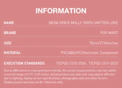 MEGA SPACE MOLLY 1000% SMITTEN LOVE 9 MEGA SPACE MOLLY 1000% SMITTEN LOVE -Pop Mart Sale Shop 20250120 165332 422263 2 mega space molly 1000 smitten love mega details popmart us 1200x864