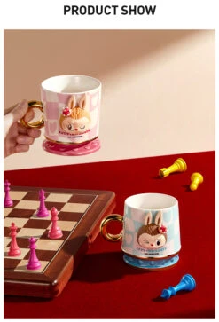 THE MONSTERS Let's Checkmate Series-Mug -Pop Mart Sale Shop 20250123 113241 624609 5 the monsters let s checkmate series mug pink blue accessories details popmart us 1200x1764