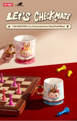 THE MONSTERS Let's Checkmate Series-Mug -Pop Mart Sale Shop 20250123 113241 899450 1 the monsters let s checkmate series mug pink blue accessories details popmart us 1200x1871