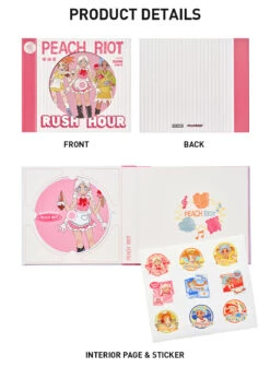Peach Riot Rush Hour Series-Notebook -Pop Mart Sale Shop 20250213 161325 621592 3 peach riot rush hour series notebook accessories details popmart us 1200x1630