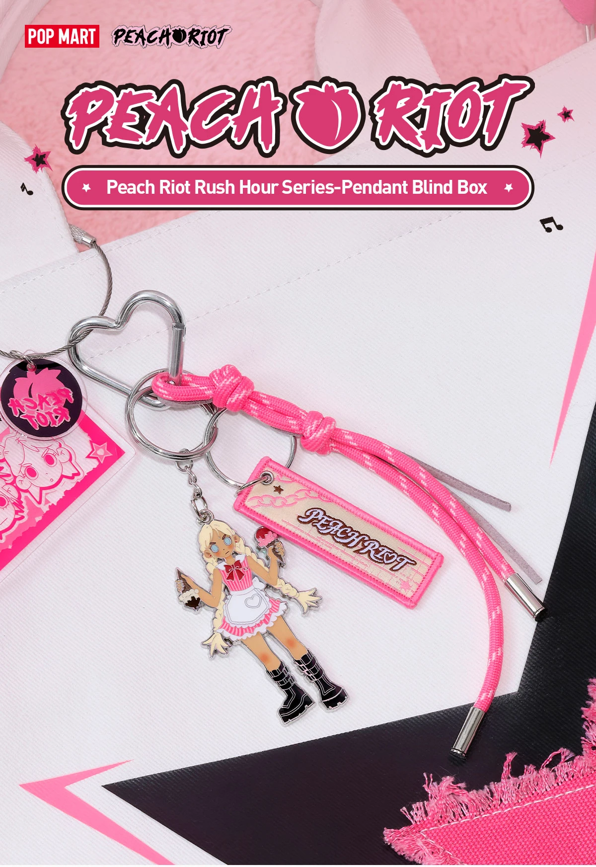 Peach Riot Rush Hour Series-Pendant Blind Box Peach Riot Rush Hour Series-Pendant Blind Box -Pop Mart Sale Shop 20250213 174743 735033 1 peach riot rush hour series pendant blind box accessories details popmart