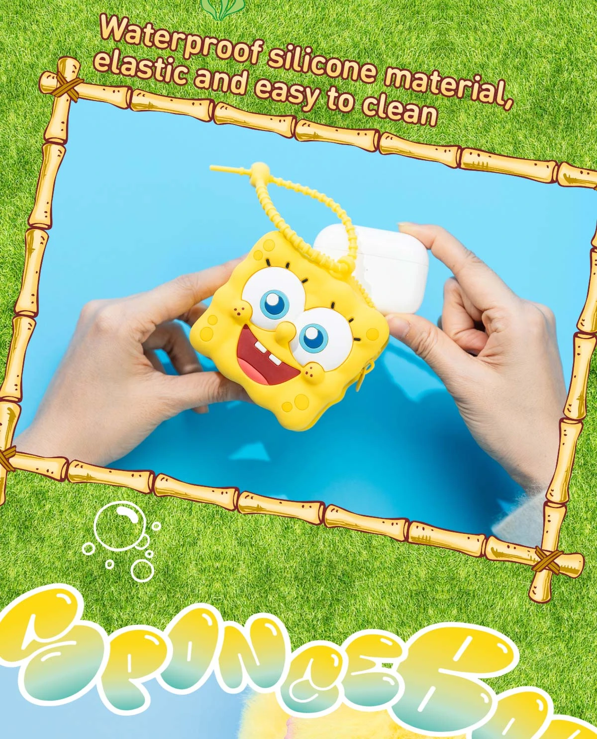 SpongeBob-Bikini Bottom Cell Phone Holder SpongeBob-Bikini Bottom Cell Phone Holder -Pop Mart Sale Shop 20250221 161604 828317 9 spongebob bikini bottom series accessories details popmart