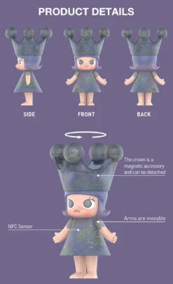 MEGA ROYAL MOLLY 1000% Monet-Les Nymphéas -Pop Mart Sale Shop 20250221 180633 309974 3 mega royal molly 1000 monet les nymphe as mega details popmart us 1200x1968