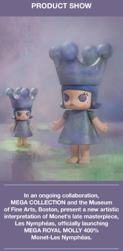 MEGA ROYAL MOLLY 400% Monet-Les Nymphéas 14 MEGA ROYAL MOLLY 400% Monet-Les Nymphéas -Pop Mart Sale Shop 20250221 205207 251160 5 mega royal molly 400 monet les nymphe as mega details popmart us 1200x2444