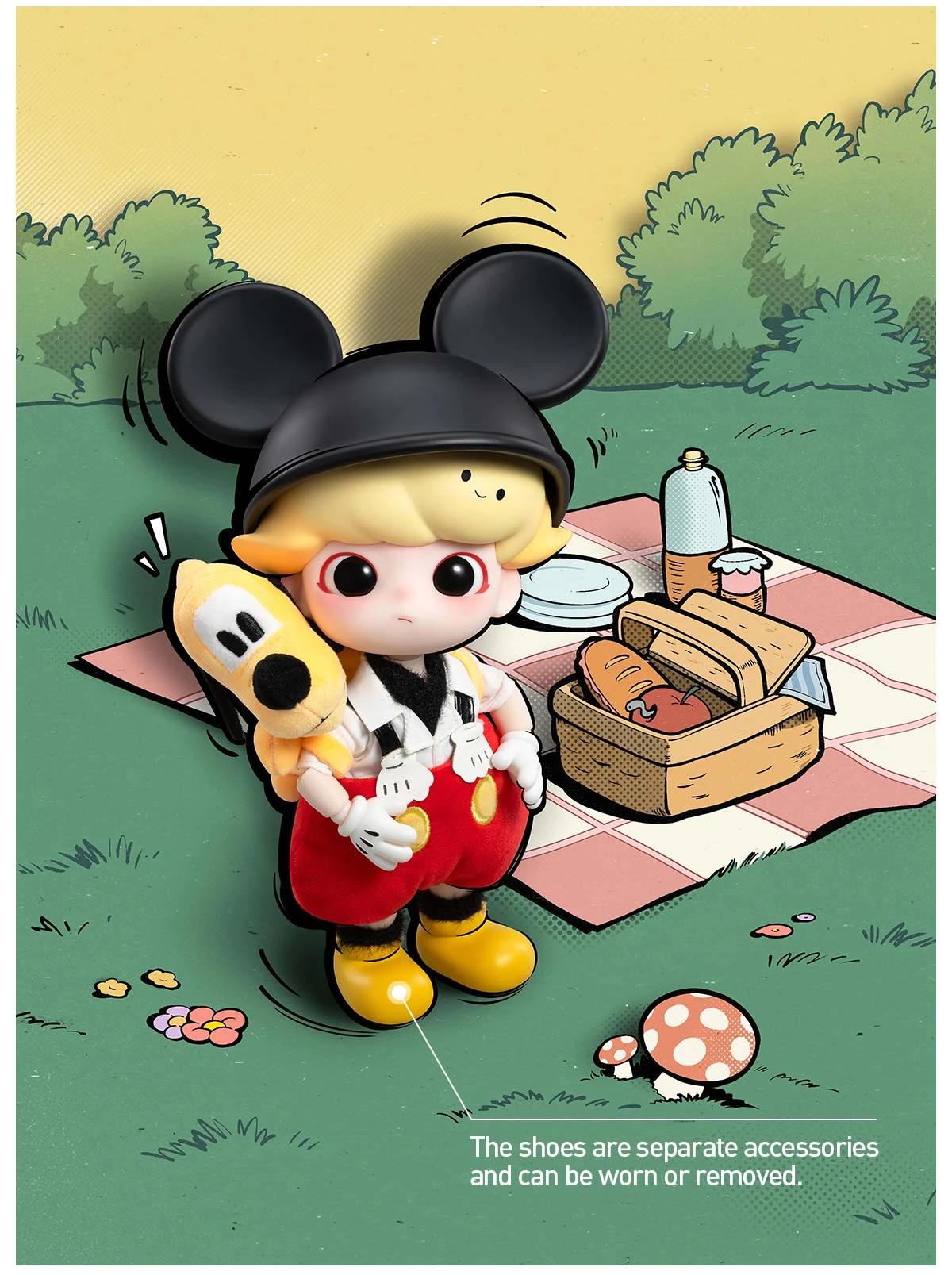 DIMOO MICKEY 1/8 Action Figure DIMOO MICKEY 1/8 Action Figure -Pop Mart Sale Shop 20250307 141350 038511 8 dimoo mickey 1 8 action figure bjd details popmart