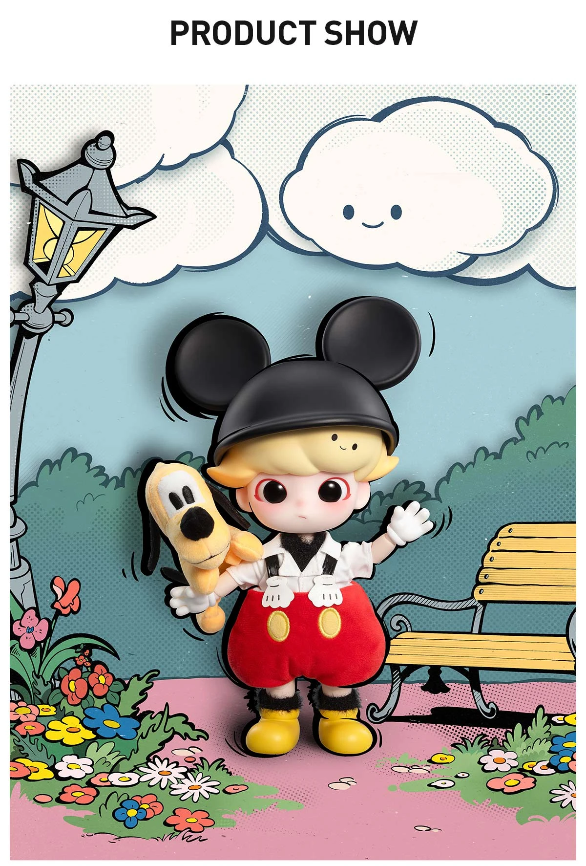 DIMOO MICKEY 1/8 Action Figure DIMOO MICKEY 1/8 Action Figure -Pop Mart Sale Shop 20250307 141350 603324 5 dimoo mickey 1 8 action figure bjd details popmart