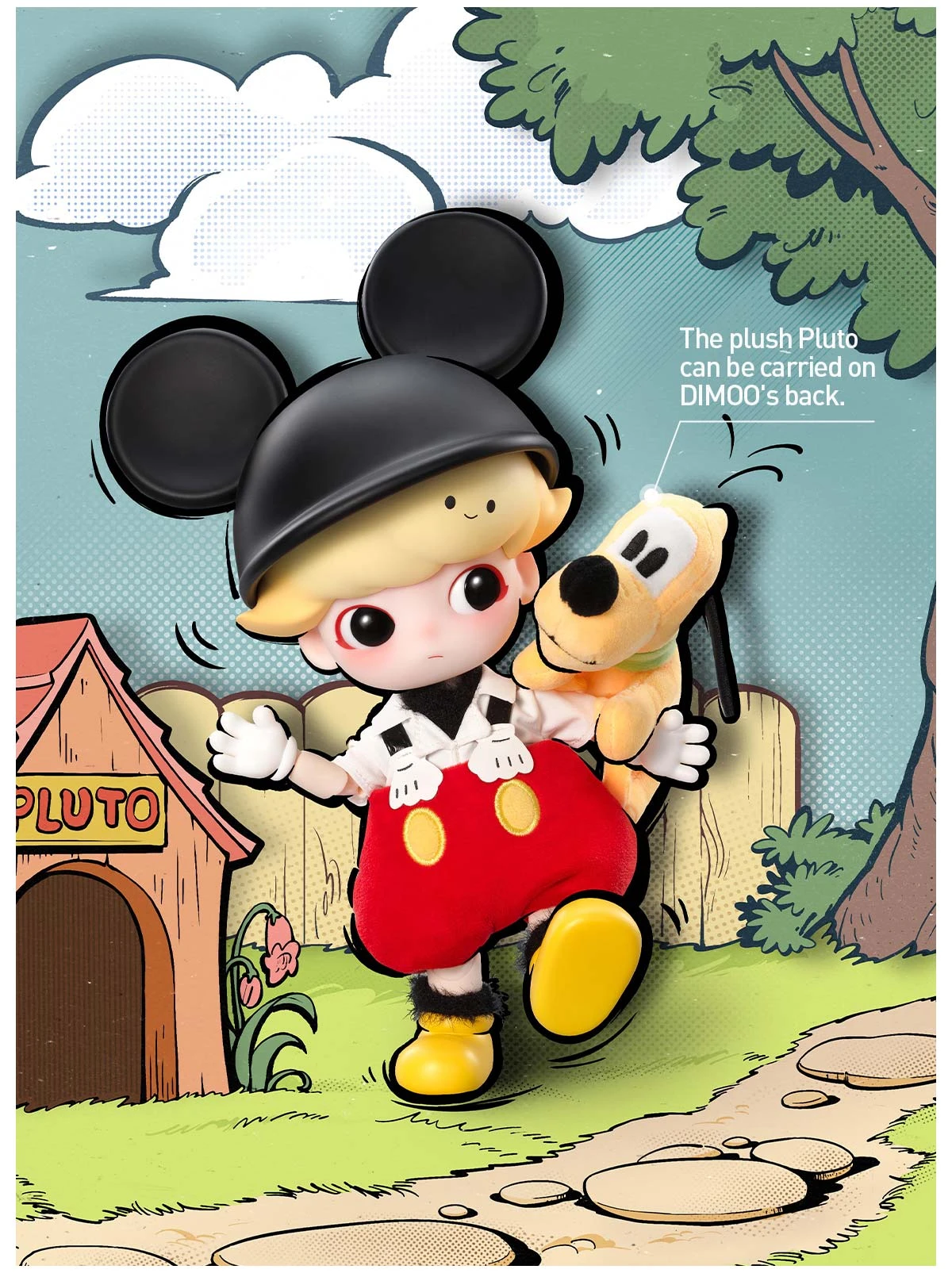 DIMOO MICKEY 1/8 Action Figure DIMOO MICKEY 1/8 Action Figure -Pop Mart Sale Shop 20250307 141350 801596 6 dimoo mickey 1 8 action figure bjd details popmart