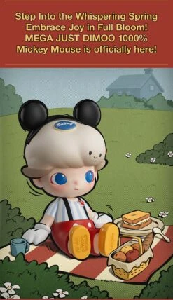 MEGA JUST DIMOO 1000% Mickey Mouse 16 MEGA JUST DIMOO 1000% Mickey Mouse -Pop Mart Sale Shop 20250307 142122 774378 7 mega just dimoo 1000 mickey mouse mega details popmart us 1200x2078