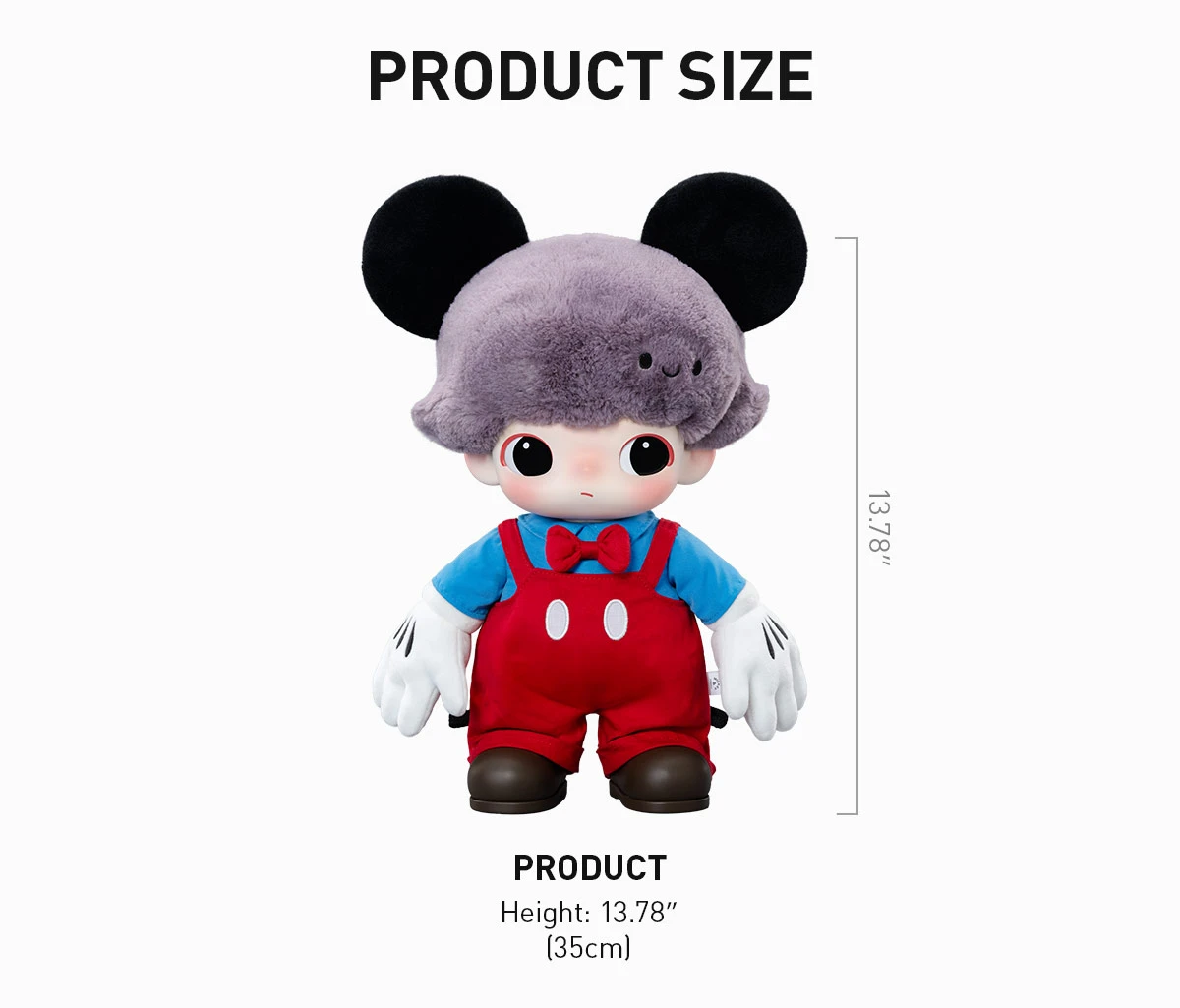 DIMOO WORLD × DISNEY Series-Mickey Vinyl Plush Bag DIMOO WORLD × DISNEY Series-Mickey Vinyl Plush Bag -Pop Mart Sale Shop 20250317 105514 398671 4 dimoo world disney series mickey vinyl plush bag plush details popmart