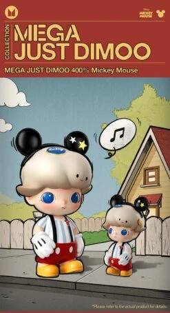 MEGA JUST DIMOO 400% Mickey Mouse -Pop Mart Sale Shop 20250317 142654 572176 1 mega just dimoo 400 mickey mouse mega details popmart us 1200x2206