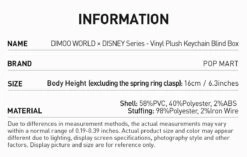 DIMOO WORLD × DISNEY Series-Vinyl Plush Keychain Blind Box 19 DIMOO WORLD × DISNEY Series-Vinyl Plush Keychain Blind Box -Pop Mart Sale Shop 20250317 152856 410227 4 dimoo world disney series vinyl plush keychain blind box plush details popmart us 1200x762