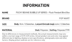 PUCKY BEANIE BUBBLE UP SERIES-Plush Pendant Blind Box -Pop Mart Sale Shop 20250324 172442 216454 4 pucky beanie bubble up series plush pendant blind box plush details popmart us 1200x698