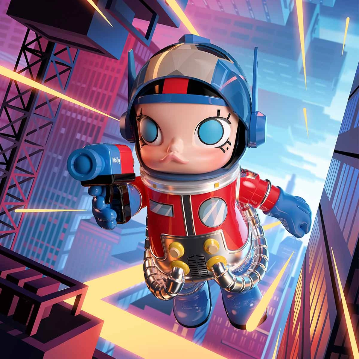 MEGA SPACE MOLLY 400% Optimus Prime MEGA SPACE MOLLY 400% Optimus Prime -Pop Mart Sale Shop 20250328 092504 386163 scene 1 mega space molly 400 optimus prime mega details popmart