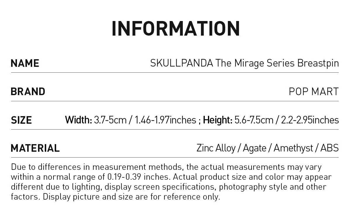 SKULLPANDA The Mirage Series Breastpin SKULLPANDA The Mirage Series Breastpin -Pop Mart Sale Shop 20250328 171348 808080 4 skullpanda the mirage series breastpin accessories details popmart