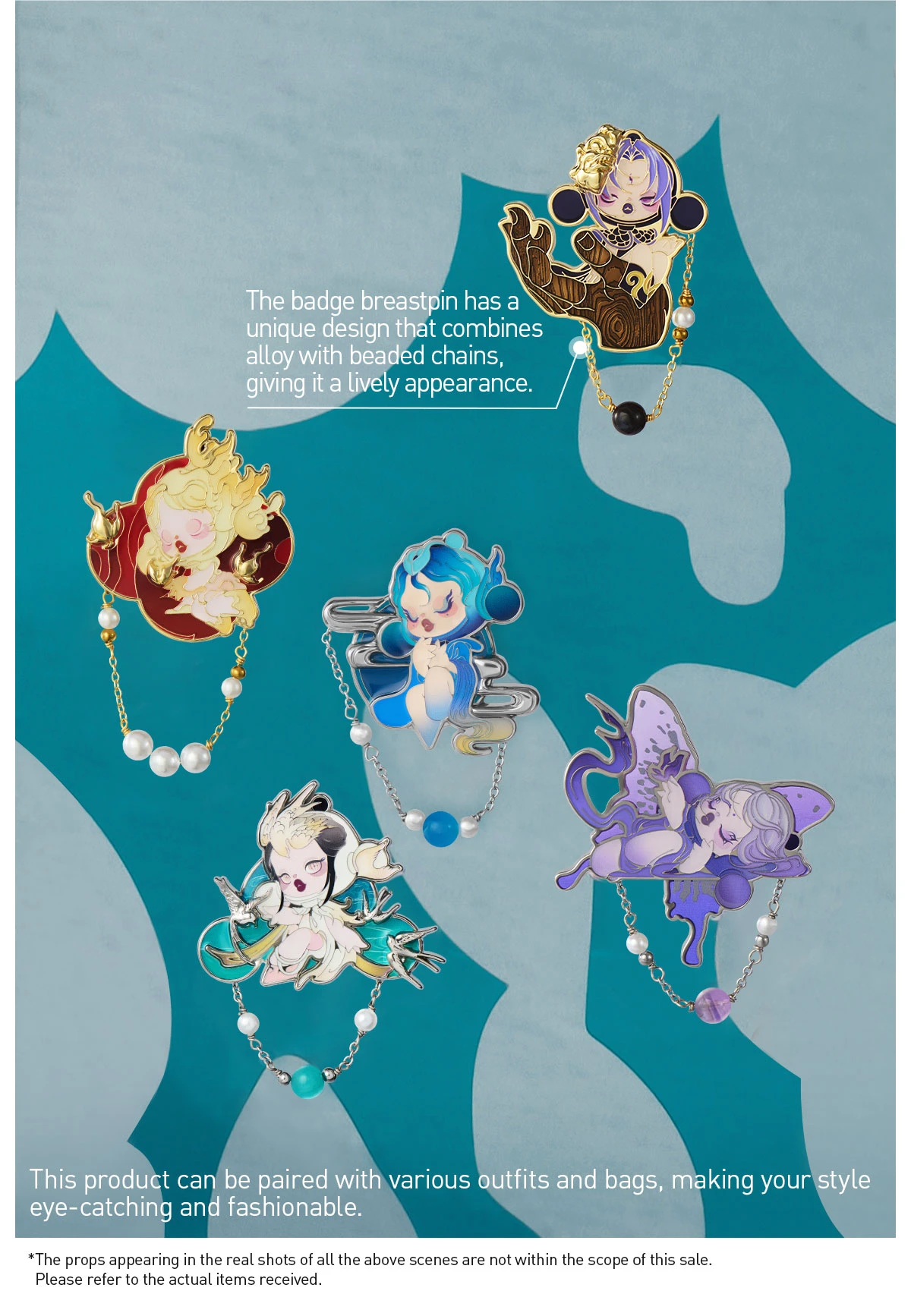 SKULLPANDA The Mirage Series Breastpin SKULLPANDA The Mirage Series Breastpin -Pop Mart Sale Shop 20250328 171348 951187 9 skullpanda the mirage series breastpin accessories details popmart