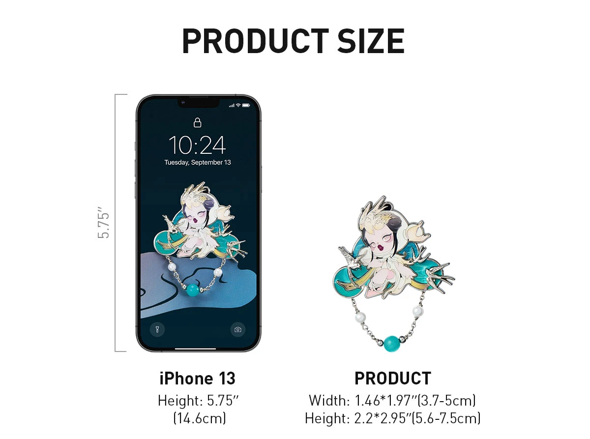 SKULLPANDA The Mirage Series Breastpin SKULLPANDA The Mirage Series Breastpin -Pop Mart Sale Shop 20250328 171348 972237 6 skullpanda the mirage series breastpin accessories details popmart