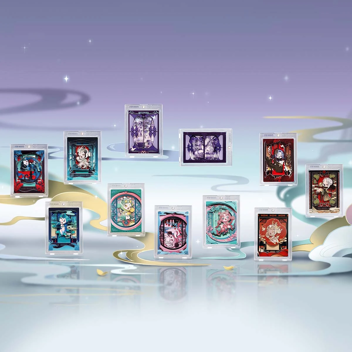 SKULLPANDA The Mirage Series Figures Art Collection Cards SKULLPANDA The Mirage Series Figures Art Collection Cards -Pop Mart Sale Shop 20250328 171757 154737 scene skullpanda the mirage series figures art collection cards accessories details popmart