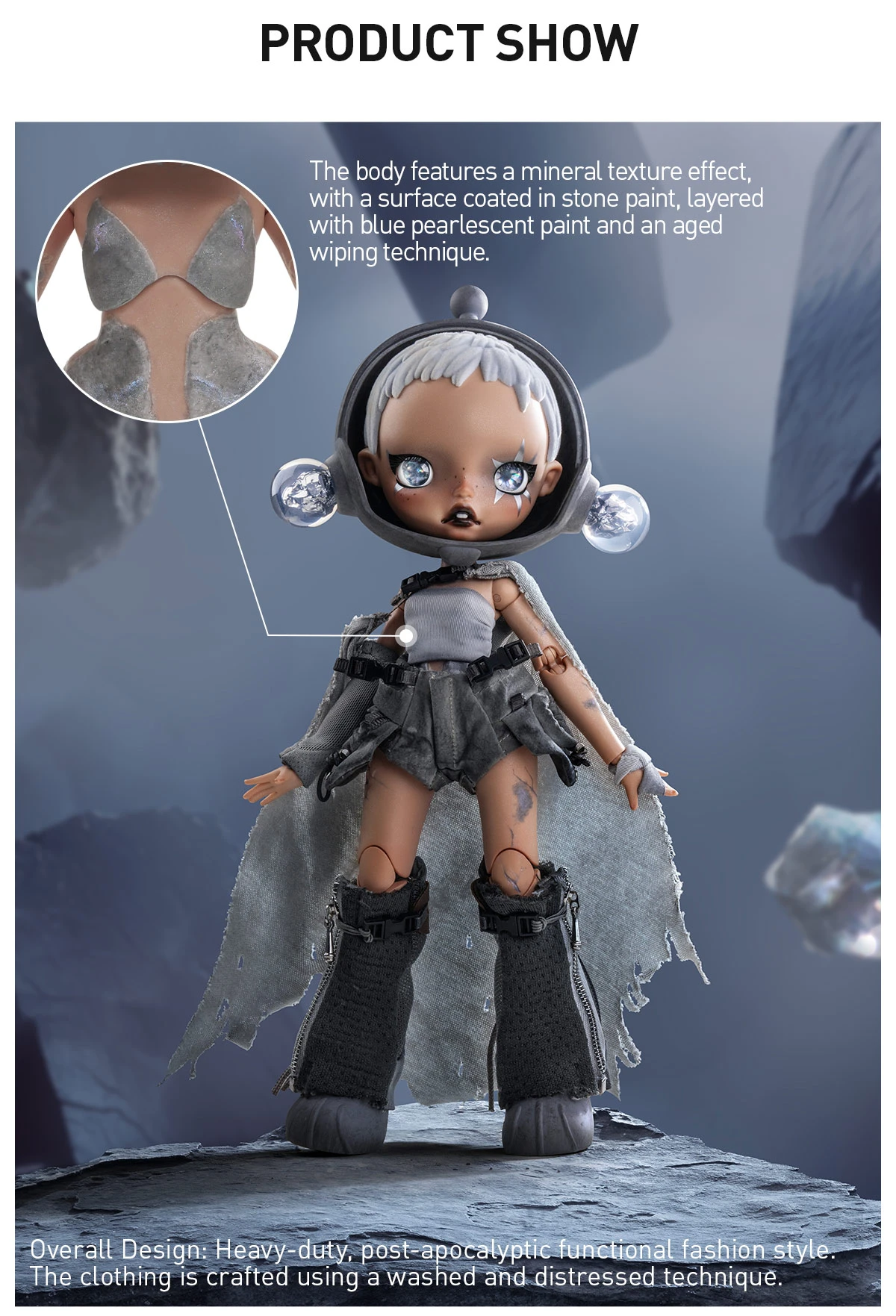 SKULLPANDA × HAMCUS 1/6 Action Figure SKULLPANDA × HAMCUS 1/6 Action Figure -Pop Mart Sale Shop 20250407 164840 329229 04 skullpanda hamcus 1 6 action figure bjd details popmart