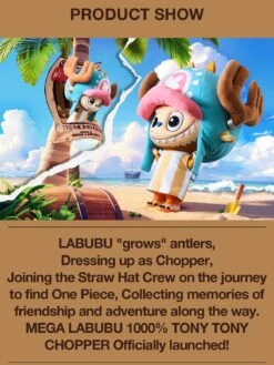 [Scan To Buy] MEGA LABUBU 1000% TONY TONY CHOPPER -Pop Mart Sale Shop 20250410 140213 303073 03 mega labubu 1000 tony tony chopper mega details popmart us 1200x1596