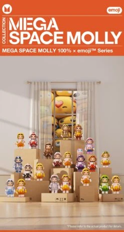 MEGA SPACE MOLLY 100% × Emoji™ Series -Pop Mart Sale Shop 20250418 173938 508654 1 01 mega space molly 100 emoji series mega details popmart us 1200x2244