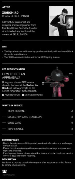 MEGA α SKULLPANDA 1000% Red Crystal -Pop Mart Sale Shop 20250428 145006 843843 07 mega skullpanda 1000 red crystal mega details popmart us 1200x2878