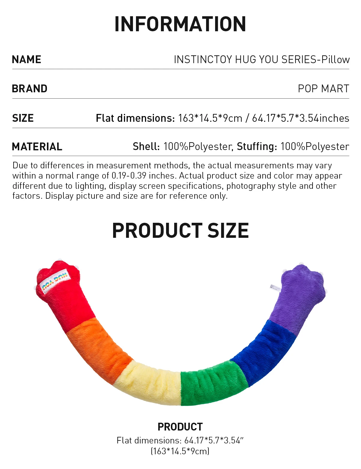 INSTINCTOY HUG YOU SERIES-Pillow INSTINCTOY HUG YOU SERIES-Pillow -Pop Mart Sale Shop 20250429 143129 382727 3 instinctoy hug you series pillow accessories details popmart