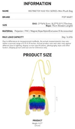 INSTINCTOY HUG YOU SERIES-Mini Plush Bag 9 INSTINCTOY HUG YOU SERIES-Mini Plush Bag -Pop Mart Sale Shop 20250429 143349 502836 3 instinctoy hug you series mini plush bag accessories details popmart us 1200x2055