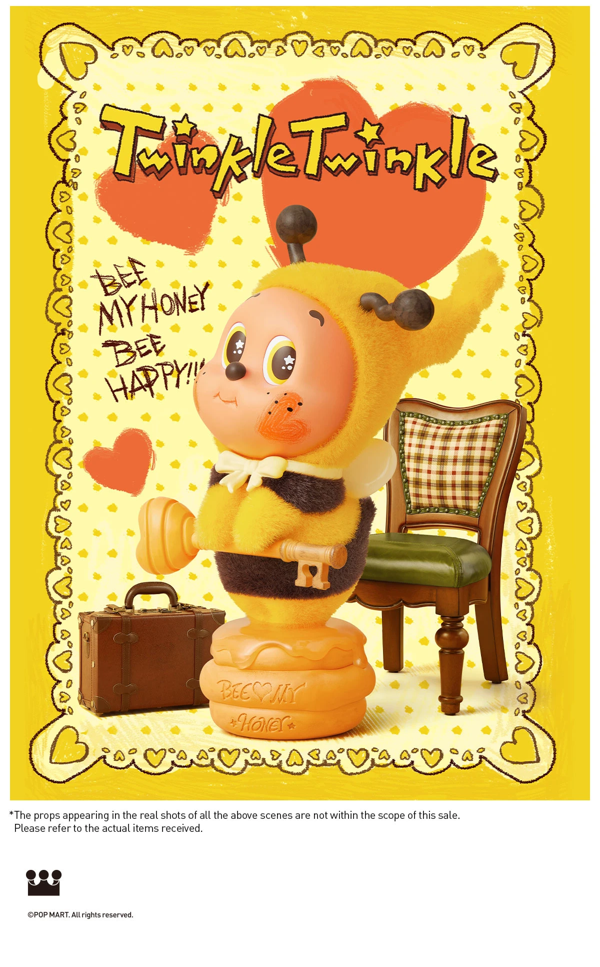 TwinkleTwinkle Bee Your Honey TwinkleTwinkle Bee Your Honey -Pop Mart Sale Shop 20250507 094534 068019 5 twinkle twinkle bee your honey figure figurine details popmart