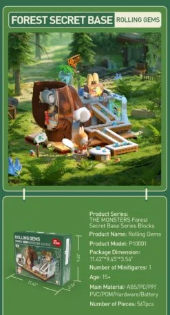 THE MONSTERS Forest Secret Base Series Blocks 20 THE MONSTERS Forest Secret Base Series Blocks -Pop Mart Sale Shop 20250509 103940 823175 7 the monsters forest secret base blocks details popmart us 1200x2220