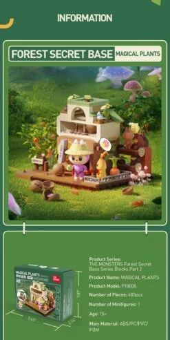 THE MONSTERS Forest Secret Base Series Blocks Part 2 -Pop Mart Sale Shop 20250509 104943 090754 4 the monsters forest secret base series blocks part 2 blocks details popmart us 1200x2392