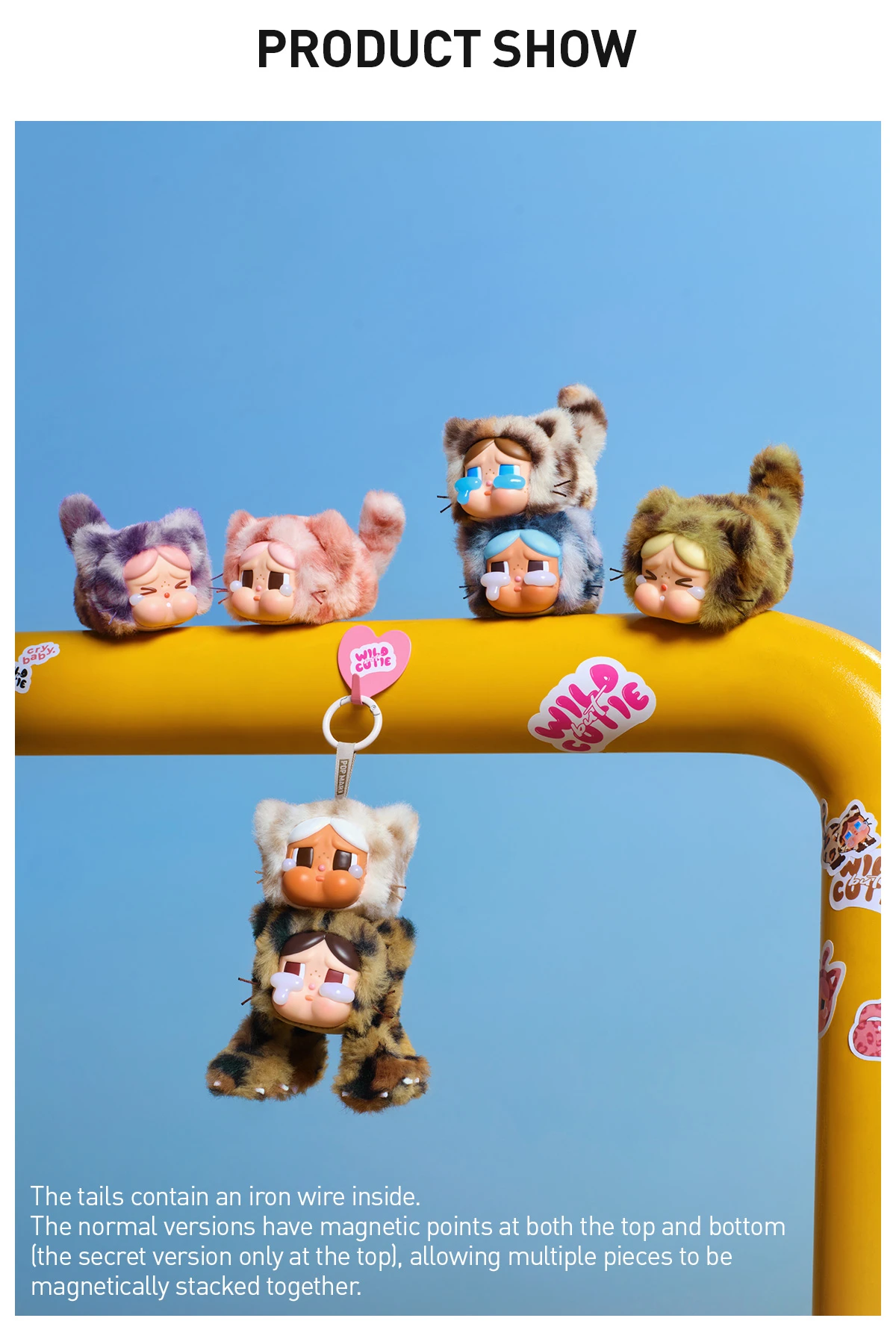 CRYBABY Wild but Cutie Series - Vinyl Plush Pendant Blind Box CRYBABY Wild But Cutie Series - Vinyl Plush Pendant Blind Box -Pop Mart Sale Shop 20250509 181144 176840 5 crybaby wild but cutie series vinyl plush pendant blind box plush toys details popmart