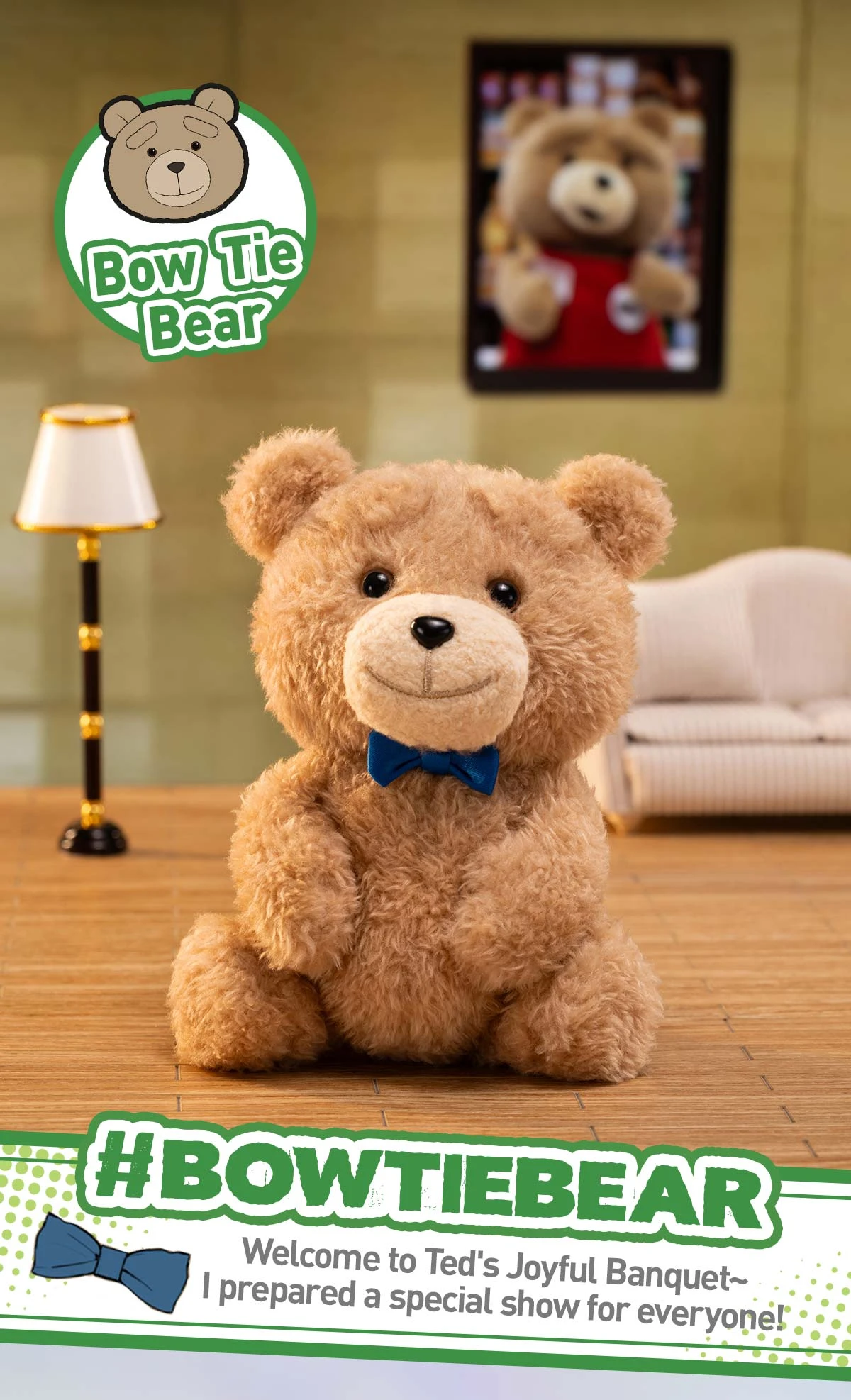 Ted2 Teddy Bear Action Plush Pendant Ted2 Teddy Bear Action Plush Pendant -Pop Mart Sale Shop 20250528 155430 168589 3 ted2 teddy bear action plush pendant plush details popmart