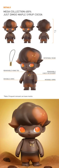 MEGA Collection 400% JUST DIMOO Maple Syrup Cocoa 9 MEGA Collection 400% JUST DIMOO Maple Syrup Cocoa -Pop Mart Sale Shop 400 maple syrup cocoa detail 02 EX29uIkc0a 1200x3395