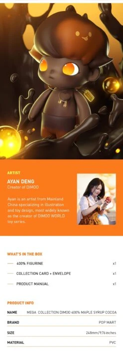 MEGA Collection 400% JUST DIMOO Maple Syrup Cocoa 10 MEGA Collection 400% JUST DIMOO Maple Syrup Cocoa -Pop Mart Sale Shop 400 maple syrup cocoa detail 03 tGyxxlLbR4 1200x3541